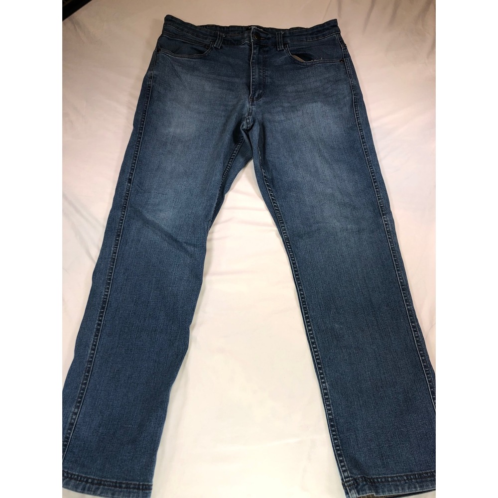 Kirkland Signature Mens Blue Straight Leg Jeans‎ 36x32 Medium Wash Denim